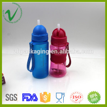 Cilindro vazio transparente de qualidade alimentar PCTG 400 ml de garrafas plásticas de água reutilizáveis